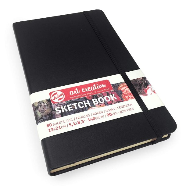 Hardcover Sketchbook Black Alt i Kreativt papir Galleri Roholt